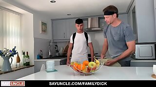 FamilyDick -  Receiving A Dick Increased by Foot Rub-down Immigrant Stepson